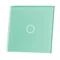 LIVOLO Single green glass touch panel