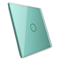 LIVOLO Single green glass touch panel