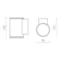 Lizzi Lampa ścienna 13,6 cm antracyt