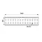 LKDCH80 N Ladder angle connector, sheet thickness - 2 mm