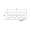 LKJ/LKOJH60E Angle connector for tray, sheet thickness - 1 mm
