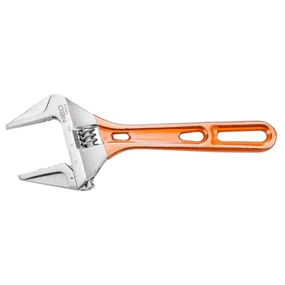 Llave ajustable de 155 mm, rango de 0 a 28 mm.
