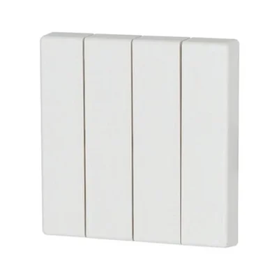 Llave cuadrada blanca CWIZ-04/01 - 55x55 mm