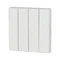 Llave cuadrada blanca CWIZ-04/01 - 55x55 mm