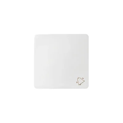 Llave de timbre individual, blanca