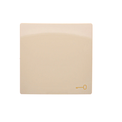 Llave única con pictograma de llave, beige