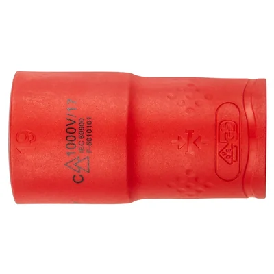 Llaves de vaso de 1000 V, 19 unidades.