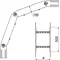 LLDSC200H100 Arco abatible, espesor de la chapa: 2 mm