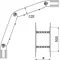 LLDSC500H120 Arco abatible, espesor de la chapa: 2 mm