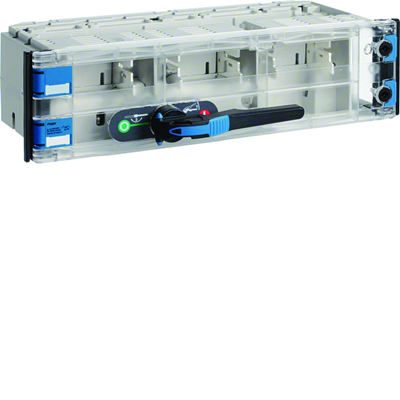 LLK-3 Horizontaler Sicherungsschalter mit Amperemeter 1 Phase 600 A rechts 3 Pole AC22B