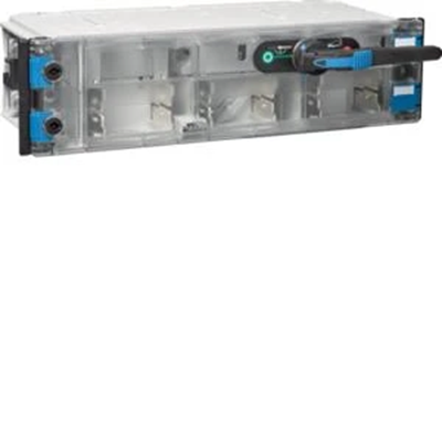 LLK-3 Interruptor con fusibles, salida horizontal derecha, 3 polos AC22B