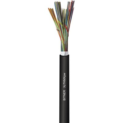 Local quad telecommunications cable, gel-filled XzTKMXpw 50x4x0.6
