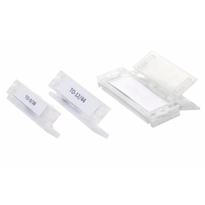 Lockable description plates TO-12/44 (for labels with a size of 12x44mm) - 10 pcs.