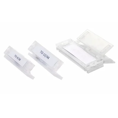 Lockable description plates TO-9-38 (for labels with a size of 9x38mm) - 10 pcs.