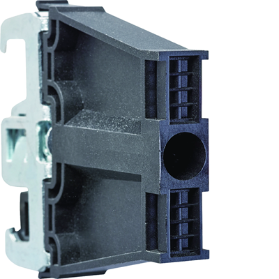 Locking end for TS35 rail