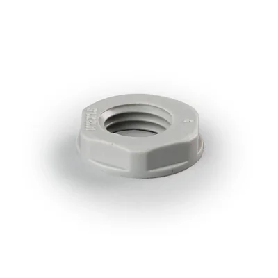 Locknut, polyamide, height/cable diameter 7/50 mm, M40