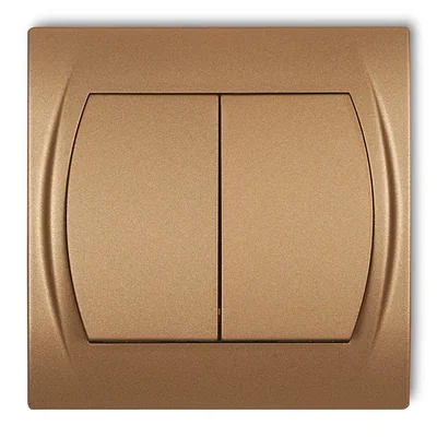 LOGO Candlestick connector gold metallic