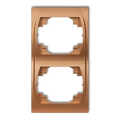 LOGO Dvojitý vertikální rám, zlatá metalíza