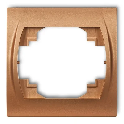 LOGO Horizontal single gold metallic frame