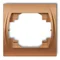 LOGO Horizontaler einzelner Goldmetallic-Rahmen