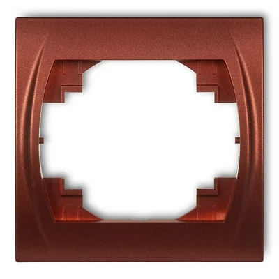 LOGO Jednoduchý horizontální rám, hnědá metalíza