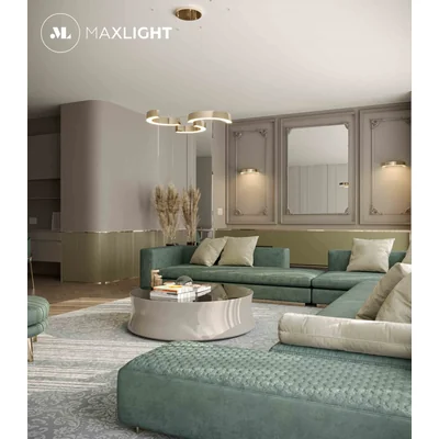 LOTUS Hanging lamp 40W 4000lm 3000K IP20 gold