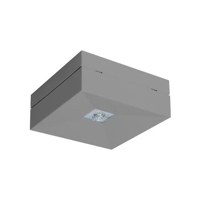 LOVATO II LED 3W (opzionale universale) 390lm 1h apparecchio AT monouso, grigio