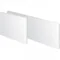 Low-temperature U ceiling heater, Gravely Snow coating; 700W; RAL 9016 white