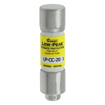 LP-CC-20 20A 600 VAC/300 VDC, träge, Schutzklasse CC