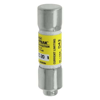 LP-CC-20 20A 600 VAC/300 VDC, träge, Schutzklasse CC