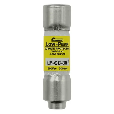 LP-CC-30 30A 600 VAC/300VDC, delayed, class CC