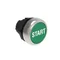 LPCB1163 Pulsante in plastica Ø22mm Serie Platinum, a scomparsa, con ritorno a molla, con simbolo, START / Verde