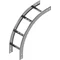 LPDZC300H60N Scala ad arco esterno verticale spessore lamiera - 2,0 mm