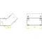 LPKMMC200H100 Vertical bend 45° sheet thickness - 2 mm