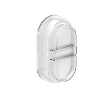LPXAU157 Cache en caoutchouc transparent pour boutons doubles et triples