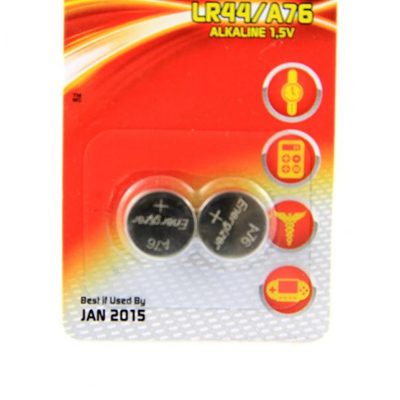 LR44 / A76 alkalická knoflíková baterie Energizer ALKALINE 1,5V 2ks