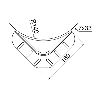 LRPPH42 Branch connector, sheet thickness - 1.50 mm