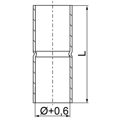 LRU63.5x1.5F Pipe connector