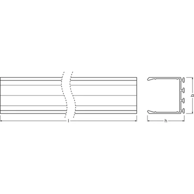 LS-Profil AY-PW03/U/26x26/14/2