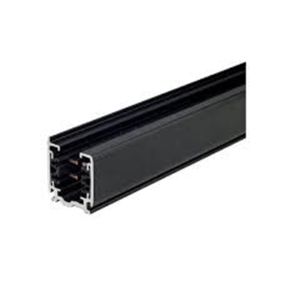 Lu-Schiene Aufbau-Drehstromschiene 100 cm schwarz
