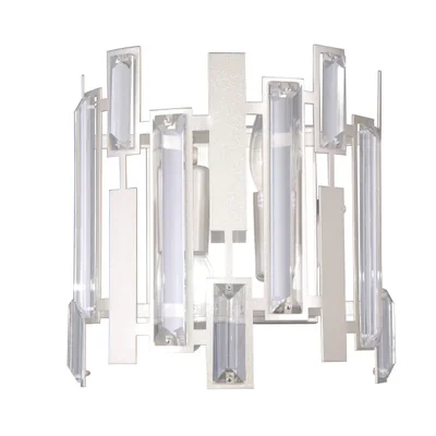 LUKAS Lampa ścienna srebrny szampański