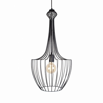 LUKSOR S Pendant lamp E27 IP20 black