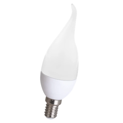 Lumax LED C37FLAME E14 ampoule 6W 470lm WW 830 200° SMD 175-265V