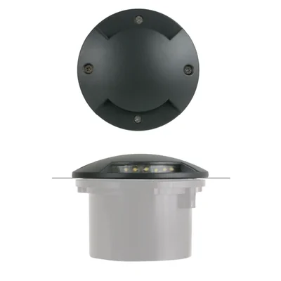 LUMIA Oprawa dogruntowa dwukierunkowa 1,2W 55lm 230V 4000K 120° IP65 230V NW czarna