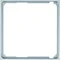 LUMINA Bague adaptatrice pour plastrons 50x50 argent
