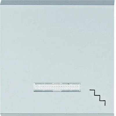 LUMINA Control key with symbol "Stairs" silver