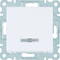 LUMINA Control switch with backlight 1-pole white
