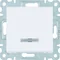 LUMINA Control switch with backlight 1-pole white