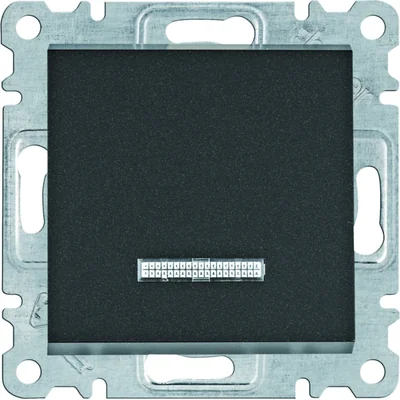 LUMINA Control switch with backlight universal/stair black