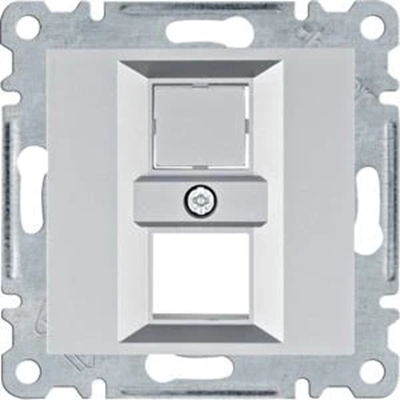 LUMINA Double Keystone Jack plaque argent